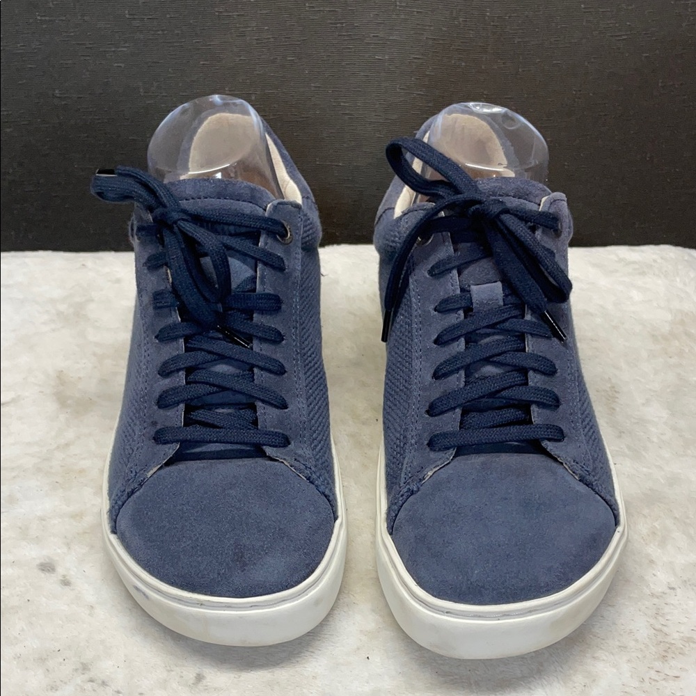 Birkenstock Dark Blue suede Women's Athletic Shoes - Picture 3 of 8
